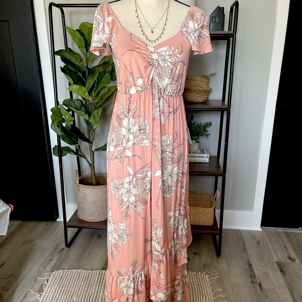 Isabel Maternity Target Pink Floral Maxi Dress